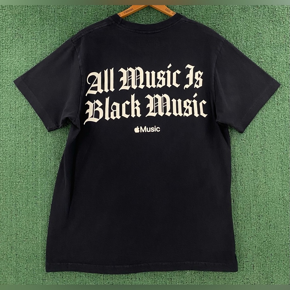 Bricks & Wood x Apple Music All Music Is Black Music T-shirt Mens Size Medium